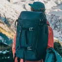 Osprey Pack Plus Ορειβατικό Σακίδιο 55L Μαύρο