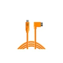 Tether Tools TetherPro USB-C to USB-C Right Angle orange