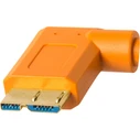 Tether Tools TetherPro USB 3.0 to Micro-B Right Angle Cable 4.6m/15ft Orange