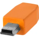 Tether Tools USB-C to 2.0 Mini B 5-Pin 4,60m orange