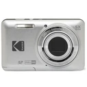 Kodak Pixpro FZ55 Compact Φωτογραφική Μηχανή 16MP Οπτικού Ζουμ 5x Ασημί