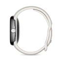 Google Pixel Watch Polished Silver ανοξείδωτο ατσάλι 41 mm Chalk με Active band