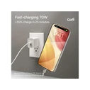 Mophie Φορτιστής GaN 70W με 2 θύρες USB-C Λευκό (ROC 2025)