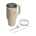 Hydro Flask Handled Tumbler Θερμός Ανοξείδωτος 946ml Oat με Καλαμάκι και Λαβή