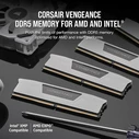 Corsair Vengeance White DDR5 32GB (2x16GB) 6400MHz CL36 - CMK32GX5M2B6400Z36W