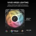 CORSAIR RS120‑R White ARGB PWM Triple Pack — Σετ 3 x 120mm ανεμιστήρων ARGB (λευκό)