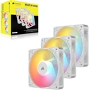CORSAIR RS120‑R White ARGB PWM Triple Pack — Σετ 3 x 120mm ανεμιστήρων ARGB (λευκό)