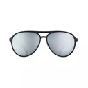 Goodr Add The Chrome Package Unisex Γυαλιά Ηλίου - Μαύρο Κοκκάλινο Σκελετό, Γκρι Φακός