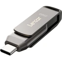 Lexar Jumpdrive 256GB USB 2.0 Stick με σύνδεση USB-C & USB-A Γκρι