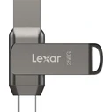Lexar Jumpdrive 256GB USB 2.0 Stick με σύνδεση USB-C & USB-A Γκρι