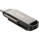Lexar Jumpdrive 256GB USB 2.0 Stick με σύνδεση USB-C & USB-A Γκρι