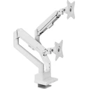 Arozzi Alzare Neo Duo Dual Monitor Arm 17"-32" (supports up to 34") White