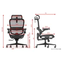 Sihoo B100 Pro Black Ergonomic Executive Office Chair with 4D Adjustable Armrests