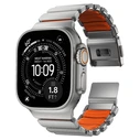 Nomad Stratos Band - Grade 4 Titanium & FKM (Ultra Orange) - Compatible with Apple Watch 49/46/45/44mm