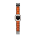 Nomad Stratos Band - Grade 4 Titanium & FKM (Ultra Orange) - Compatible with Apple Watch 49/46/45/44mm