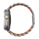 Nomad Stratos Band - Grade 4 Titanium & FKM (Ultra Orange) - Compatible with Apple Watch 49/46/45/44mm