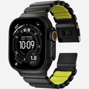 Nomad Stratos Λουράκι Ανοξείδωτο Ατσάλι Black Titanium / Volt (Apple Watch 44/45/46mm, Ultra 49mm)