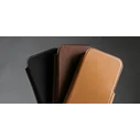 Nomad Book Θήκη Δερμάτινη/Σιλικόνης 0.85mm Καφέ για iPhone 17 Pro Max