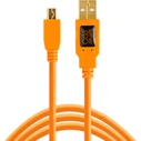 Tether Tools TetherPro USB 2.0 A/MiniB 5 Pin 4,6m orange