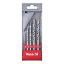 Makita Set of 5 Diamond Drill Bits with Cylindrical Shank for Masonry D-05175