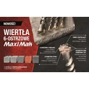 Makita Diamond Core Drill Bit with SDS Max Shank for Building Materials 920mm B-05723