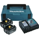 Makita 2x 18V 5.0Ah Lithium-Ion Battery Set with DC18RC Charger & MAKPAC Case - Model 197624-2