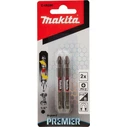 Makita Διπλή Μύτη Κατσαβιδιού PH2 65mm 2τμχ – Impact Premier