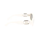 Karl Lagerfeld Γυναικεία Γυαλιά Ηλίου με Λευκό Κοκκάλινο Σκελετό και Γκρι Φακό KL6085S-105