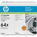 HP Toner Black Dual Pack CC364XD