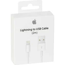 Apple USB-A σε Lightning Καλώδιο 2m Λευκό (MD819ZM/A)