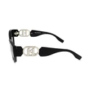 Karl Lagerfeld Γυναικεία Γυαλιά Ηλίου με Μαύρο Κοκκάλινο Σκελετό και Γκρι Φακό KL6086S-001