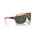 Arnette Hijiki Ανδρικά Γυαλιά Ηλίου με Μαύρο Κοκκάλινο Σκελετό και Πράσινο Φακό AN4330 28546R