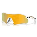 Oakley Radar Unisex Γυαλιά Ηλίου με Λευκό Κοκκάλινο Σκελετό και Κίτρινο Polarized Φακό