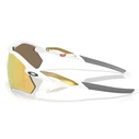 Oakley Radar Unisex Γυαλιά Ηλίου με Λευκό Κοκκάλινο Σκελετό και Κίτρινο Polarized Φακό