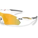 Oakley Radar Unisex Γυαλιά Ηλίου με Λευκό Κοκκάλινο Σκελετό και Κίτρινο Polarized Φακό