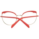 Emilio Pucci Optical Frame Γυναικείος Μεταλλικός Σκελετός Γυαλιών Cat Eye Πορτοκαλί EP5131 030
