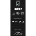 NOCO Genius1 1A Battery Charger & Maintainer 6/12V (GENIUS1EU)