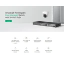 TP-Link Omada ES228GP 28-θυρών Gigabit Easy Managed Switch με 24 PoE+ θύρες