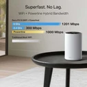 TP-Link Router Deco PX10 Whole Home Powerline Mesh WiFi 6 System