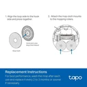 TP-Link Tapo Robot Vacuum Washable Mop Cloth (6 Pcs) for RV50 series (TAPO RVA310) (TPTAPO-RVA310)