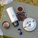 Portable Coffee Maker Outin OUTINWHITE White Stainless Steel 50 ml 80 ml