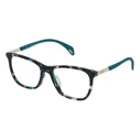 Police Women's Acetate Eyeglass Frame Brown Tortoise VPL630 0AE8