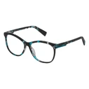 Sting Women's Acetate Butterfly Frame Glasses Brown Tortoise VST183 55/15/140
