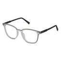Sting VST088 6Q9M men's eyeglass frame 51/19/140 transparent square acetate