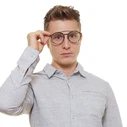 Men's Glasses Police VPL688 Brown Frame 52/19/140