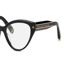 Philipp Plein Women's Eyeglass Frames VPP052M 54/16/135 mm (Black, Acetate)
