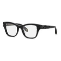 Roberto Cavalli Women's Eyeglasses VRC025V500700 (50/18/135) - Black Acetate Frame
