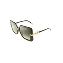 Furla 0700 Women's Sunglasses - Black Frame, Black Lens, 54/16/140