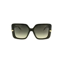 Furla 0700 Women's Sunglasses - Black Frame, Black Lens, 54/16/140