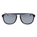 FILA Men's Sunglasses SFI528 3GUP Grey Injected Frame Grey Mirror-Polarized Lenses